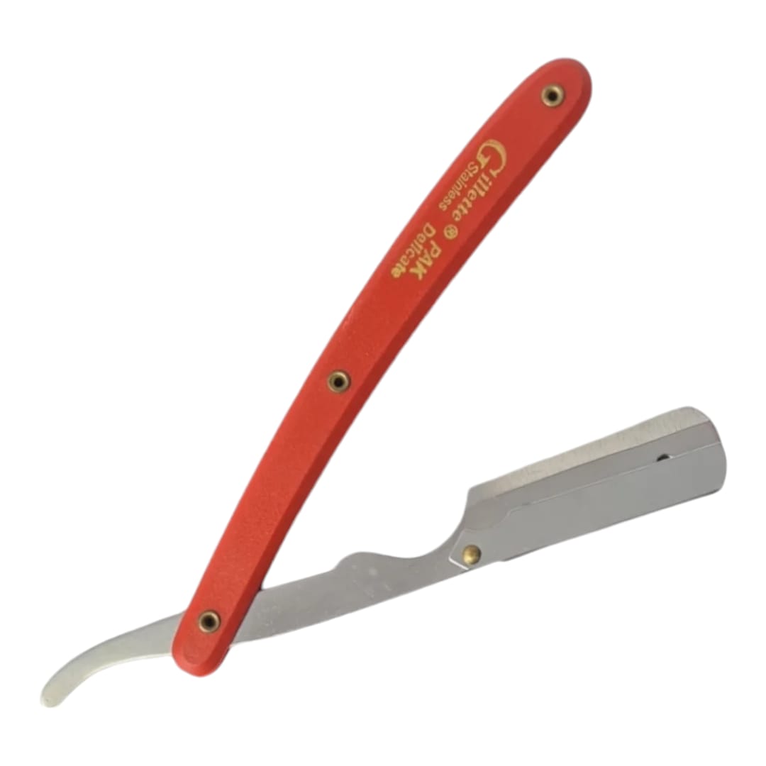 Rasoir 3p plastique rouge