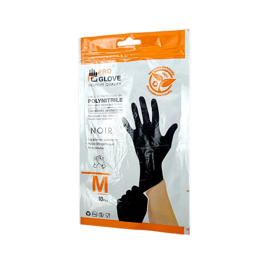 Gants proglove noir 10pcs M