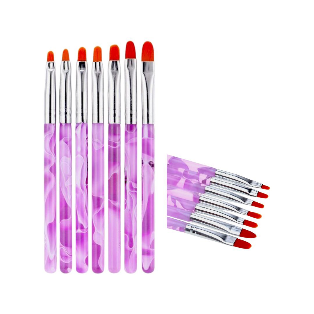 Pinceau purple 7pcs