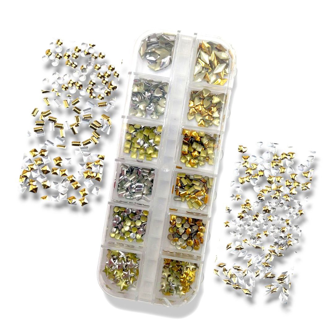 Decoration silver+gold