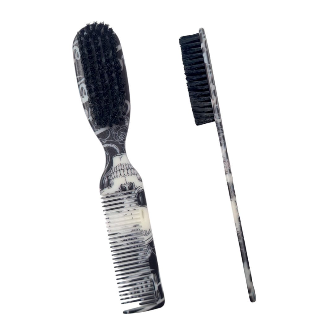 peigne brosse 2en1 skull