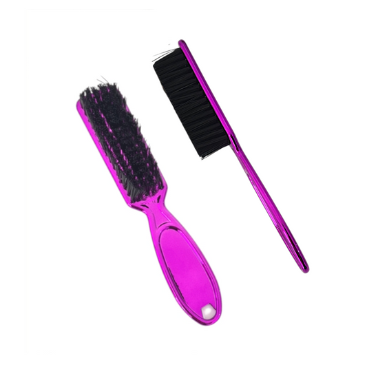 Brosse dégradée colorée  rose