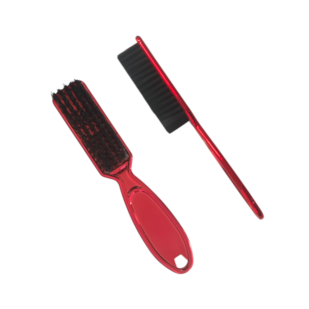Brosse dégradée colorée rouge