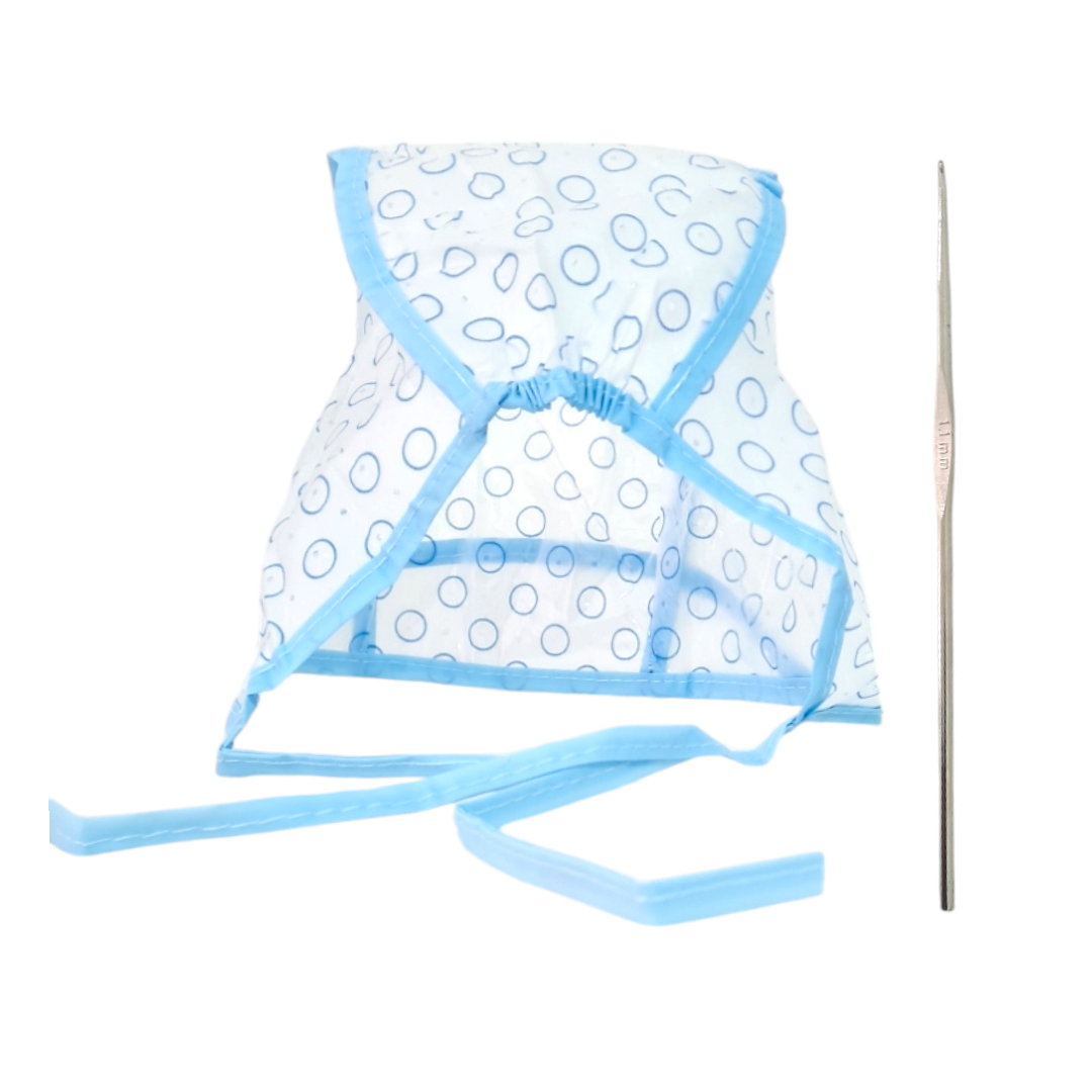 Bonnet de mèche jetable bleu