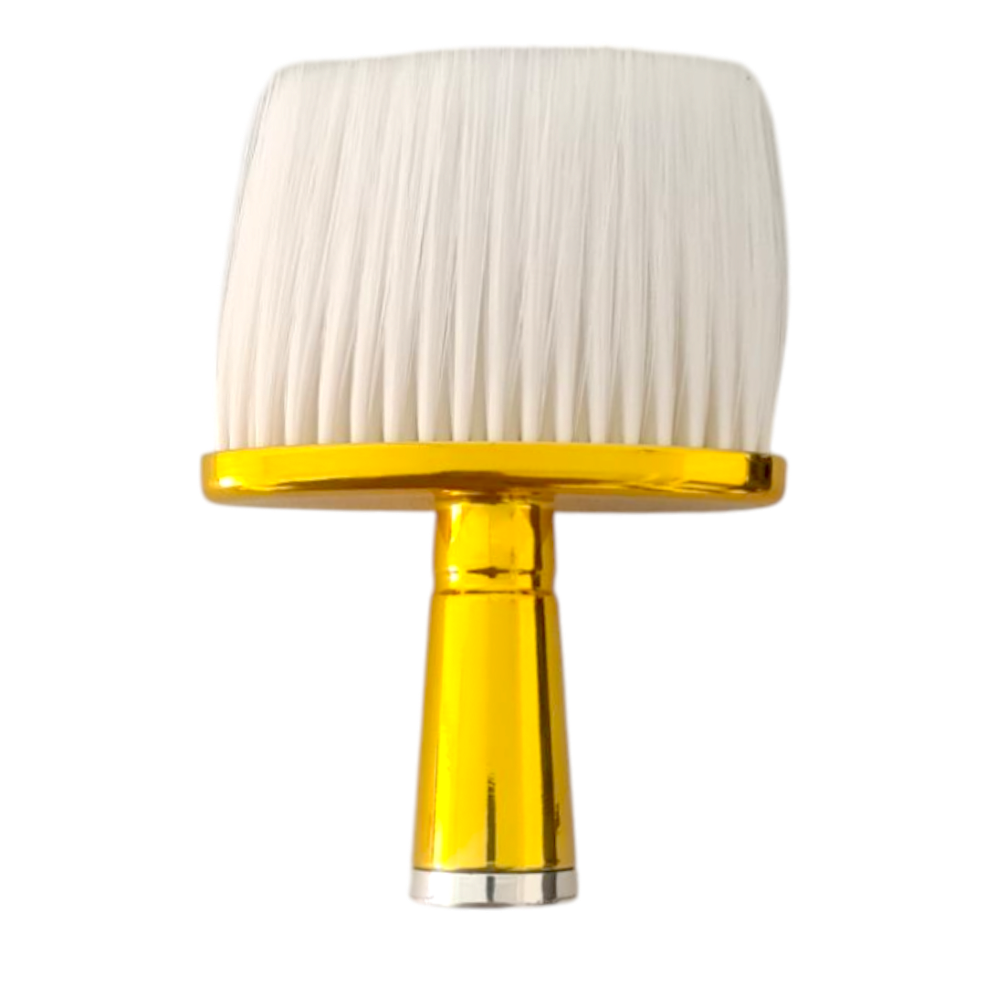 Plumeau white carré gold