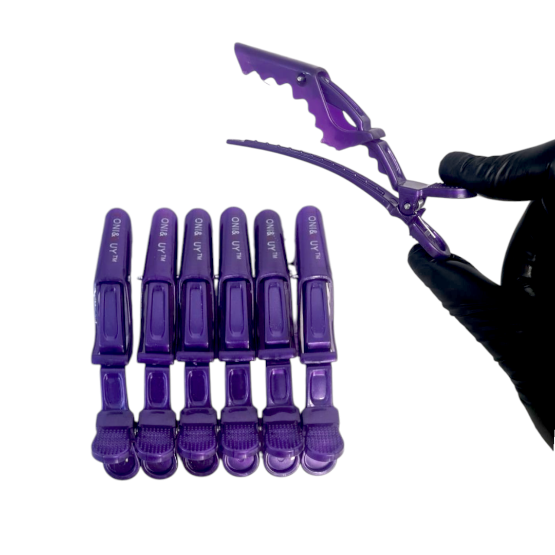 Pince crocodile violet