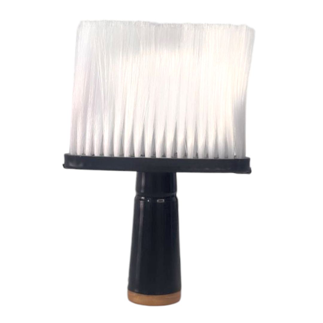 Plumeau white carré noir