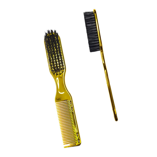 Brosse et peigne gold PM