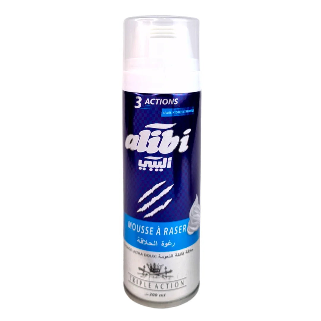 Crème À Raser Alibi 200ml bleu