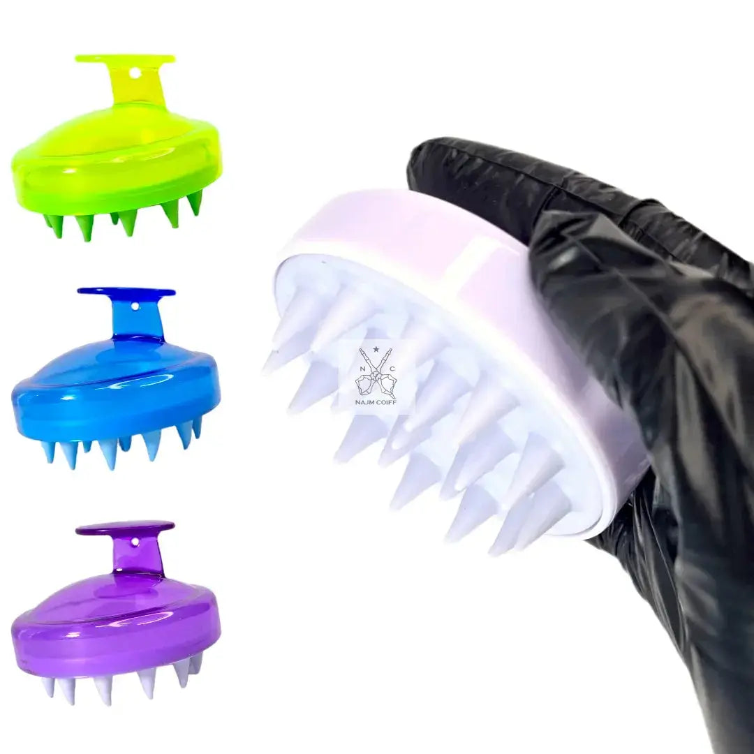 Brosse massage tête blanche BLIDI