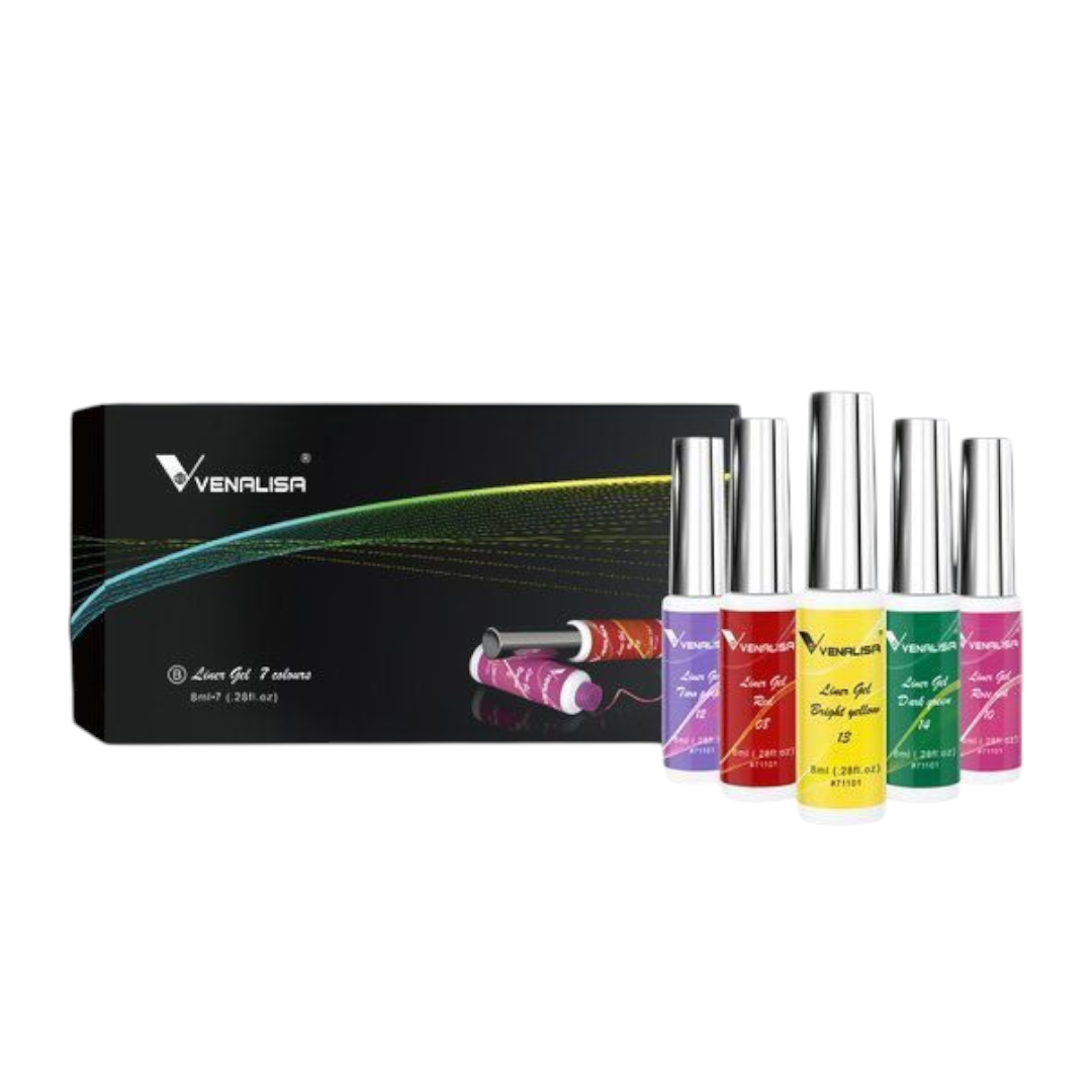 Kit VENALISA Liner Gel 7clr 8ml (B)