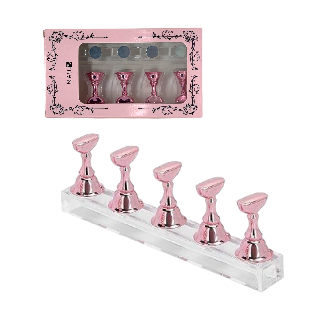 Support onglerie rose