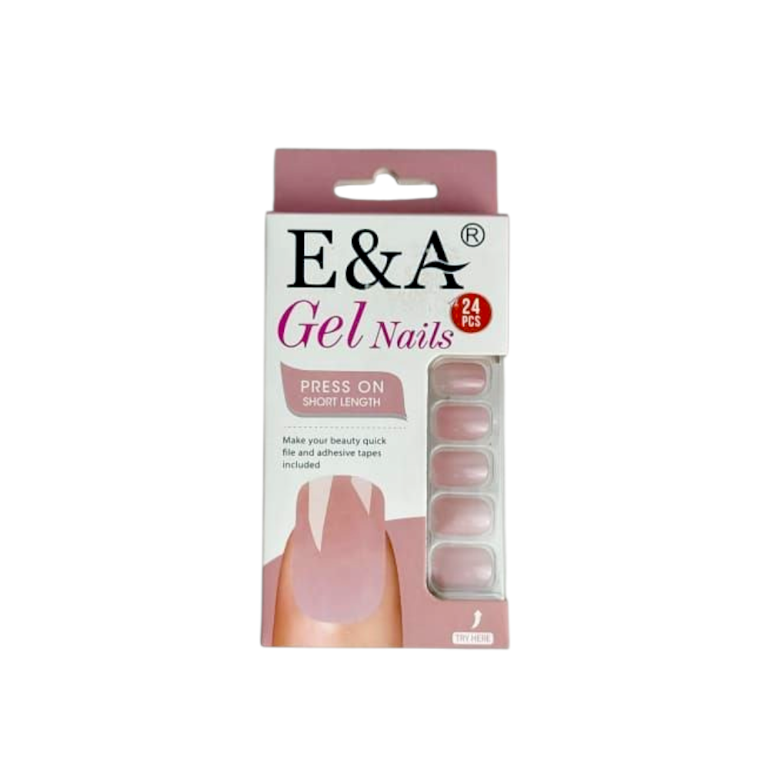 Faux ongles gel nail E&A  02 rose clair
