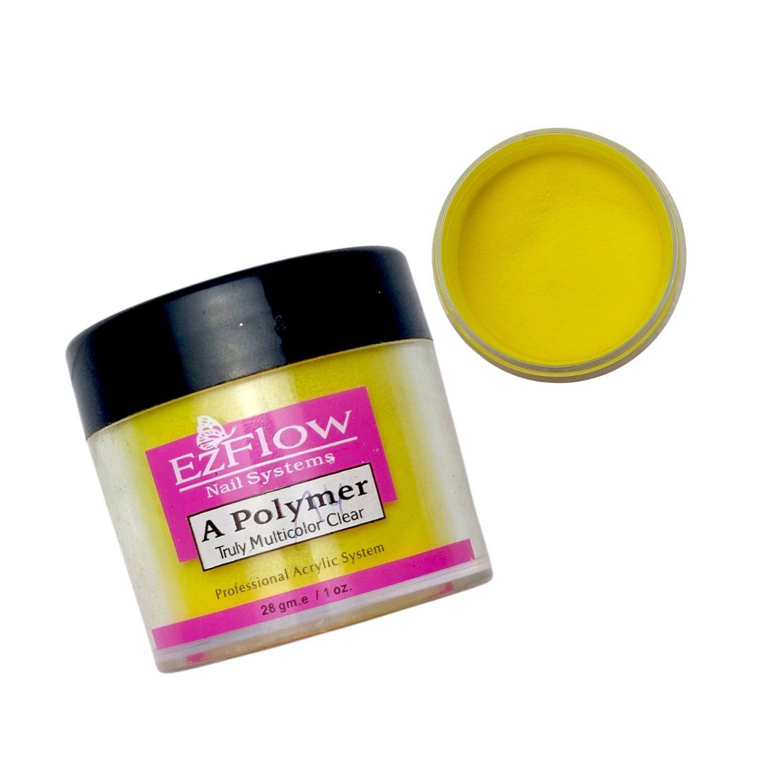 A polymer Poudre EZFLOW Acrylic yellow