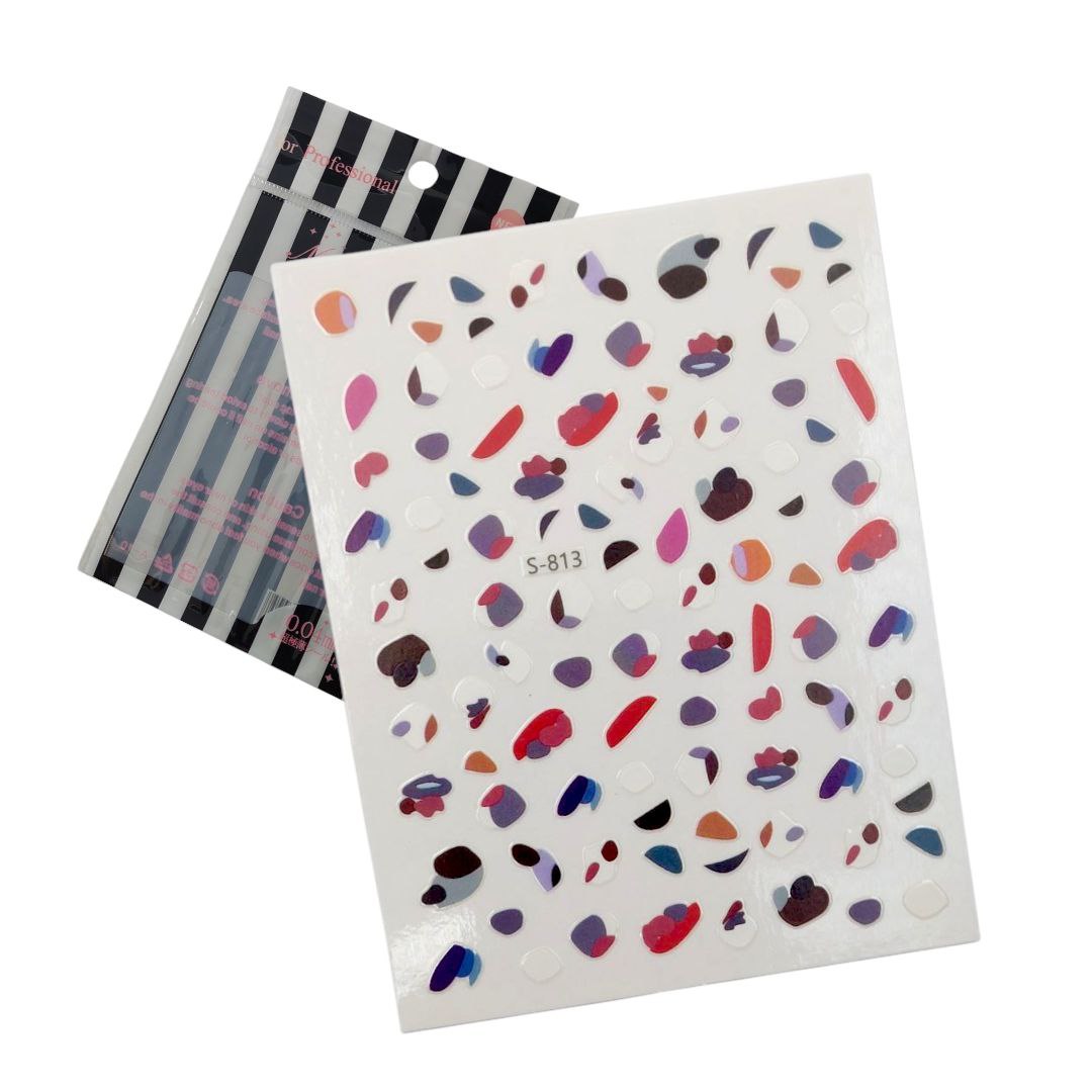 Sticker Nail Decals A-10