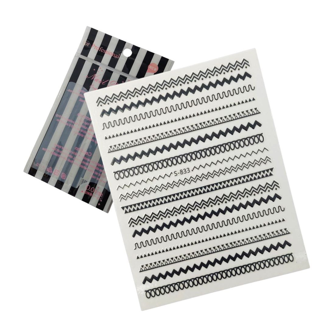 Sticker Nail Decals A-10