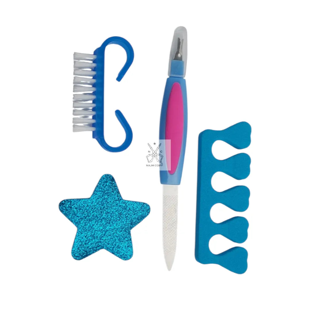 séparateur de doigts bleu najmcoiff