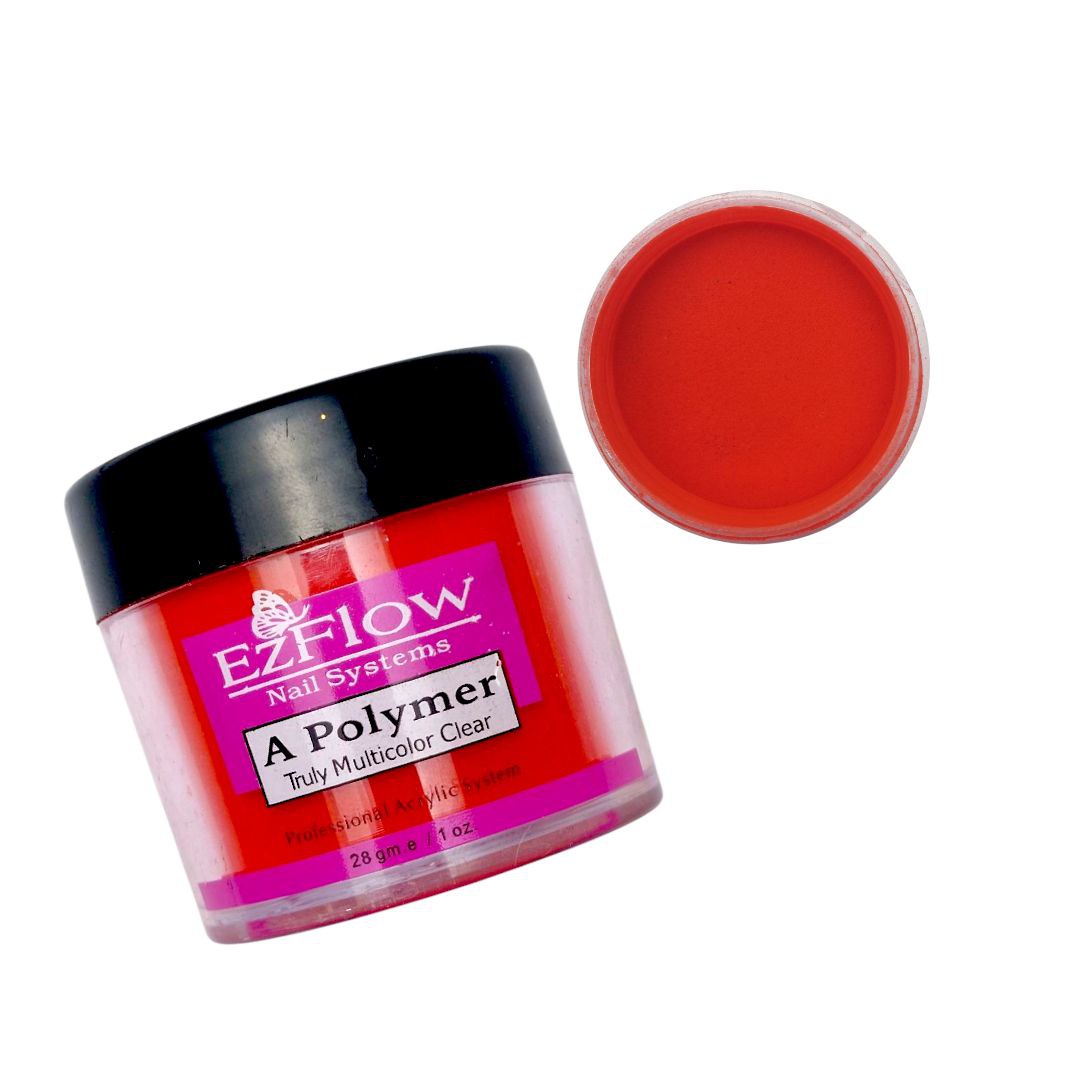 A polymer Poudre EZFLOW Acrylic Red