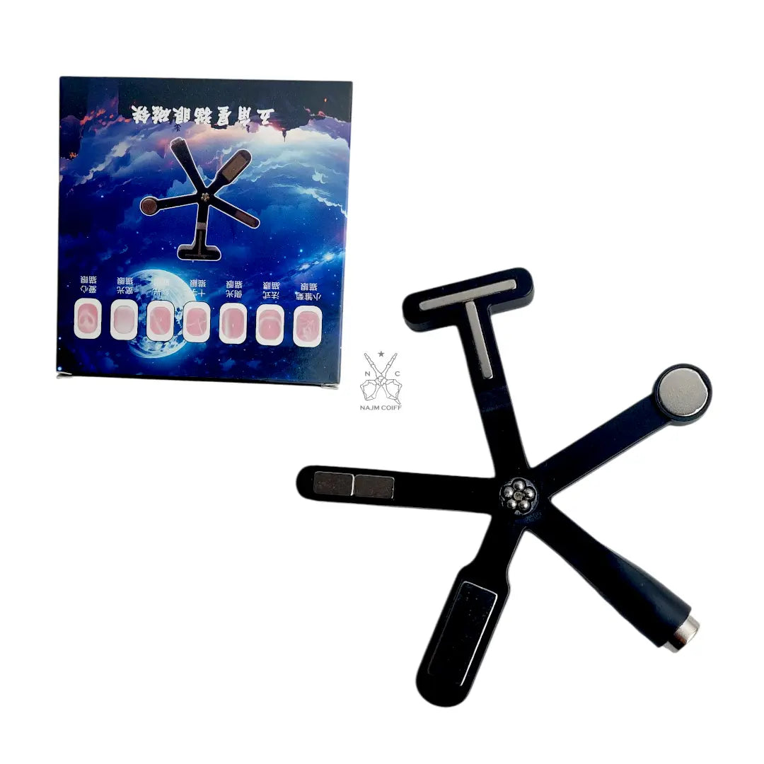 Baguette magnétique multi tête noire najmcoiff