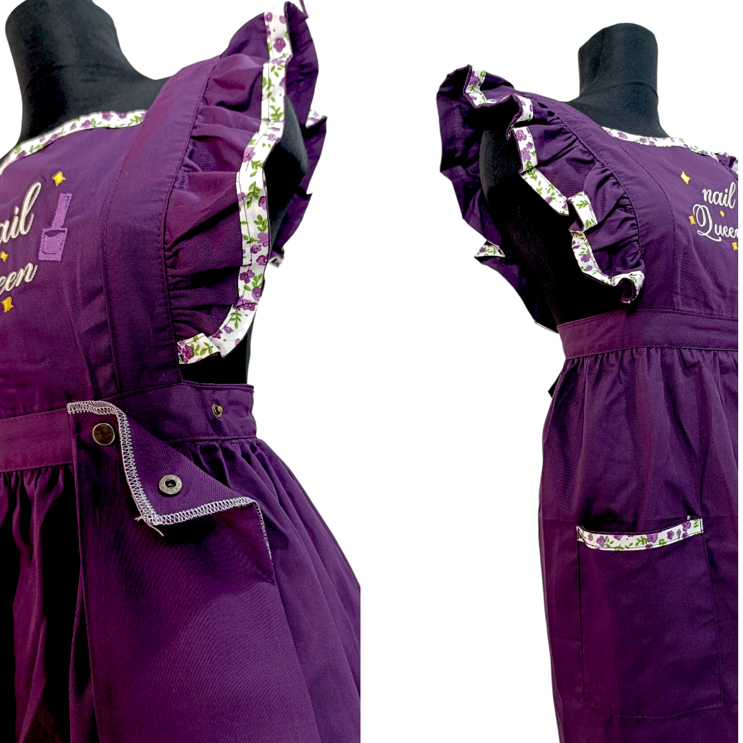 Robe onglerie mauve