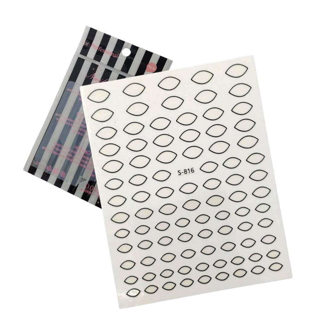 Sticker Nail Decals A-10