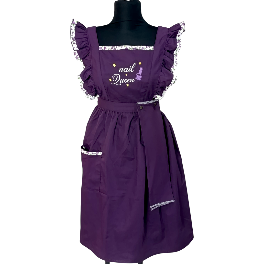 Robe onglerie mauve