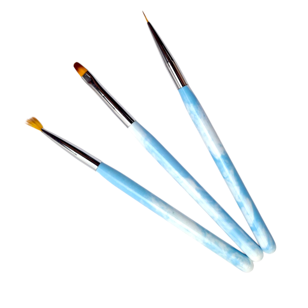 Pinceaux Ongleries 3pcs SKY