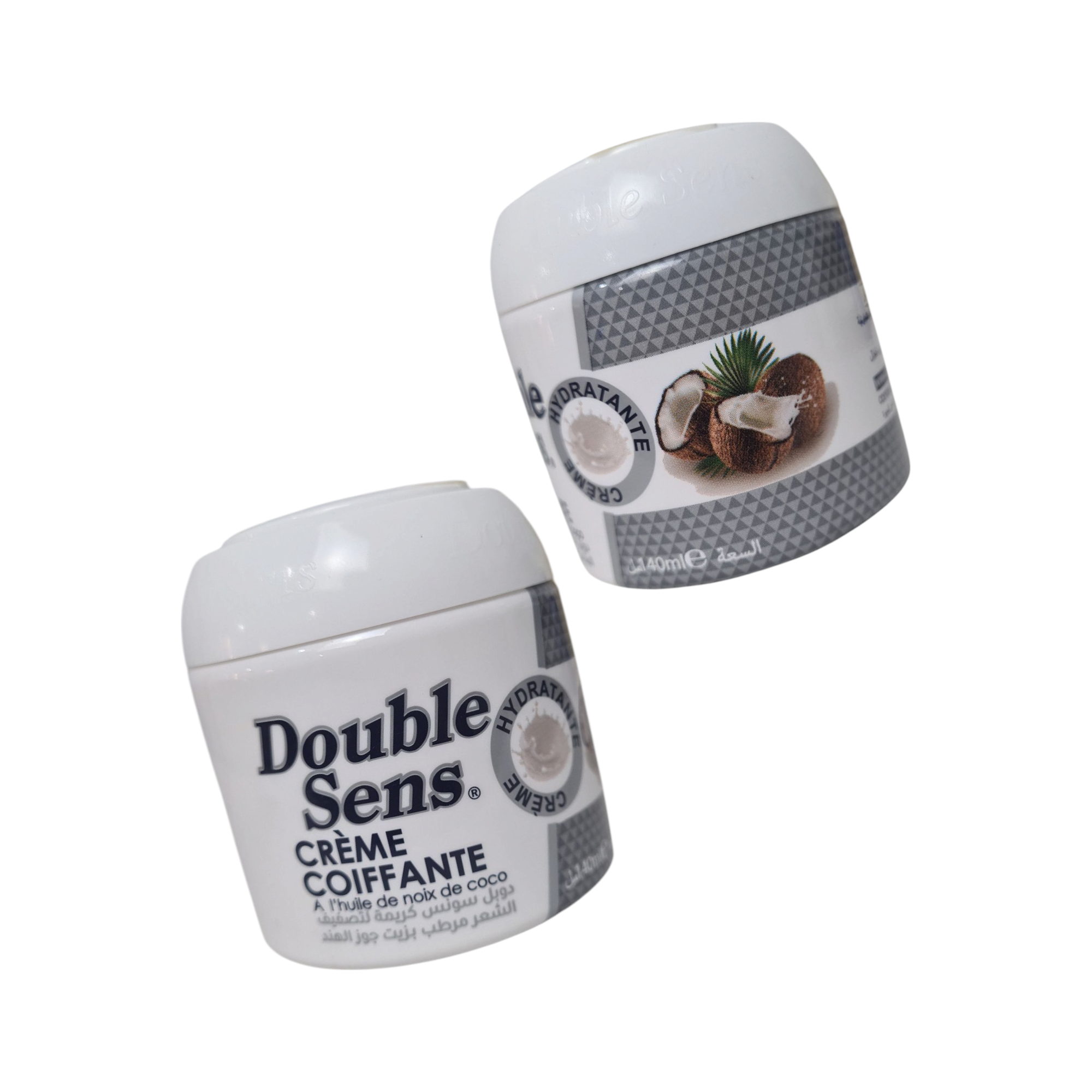 Double sens crème coiffante a l'huile de coco