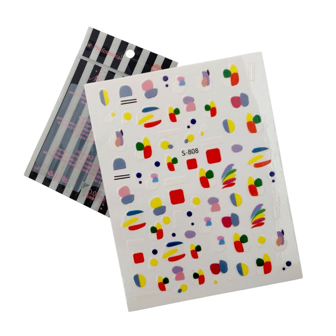 Sticker Nail Decals A-10