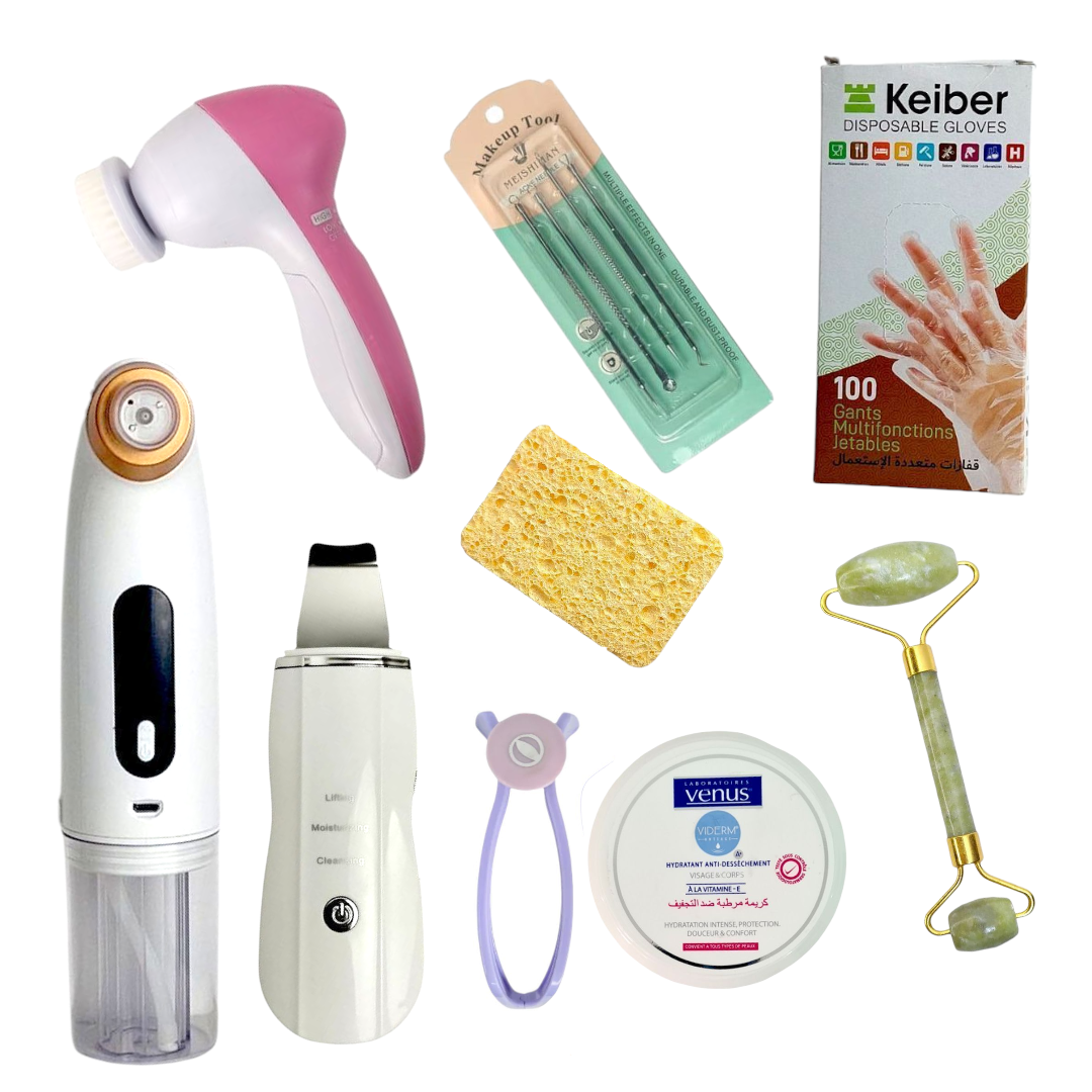 Pack matériel nettoyage de peau