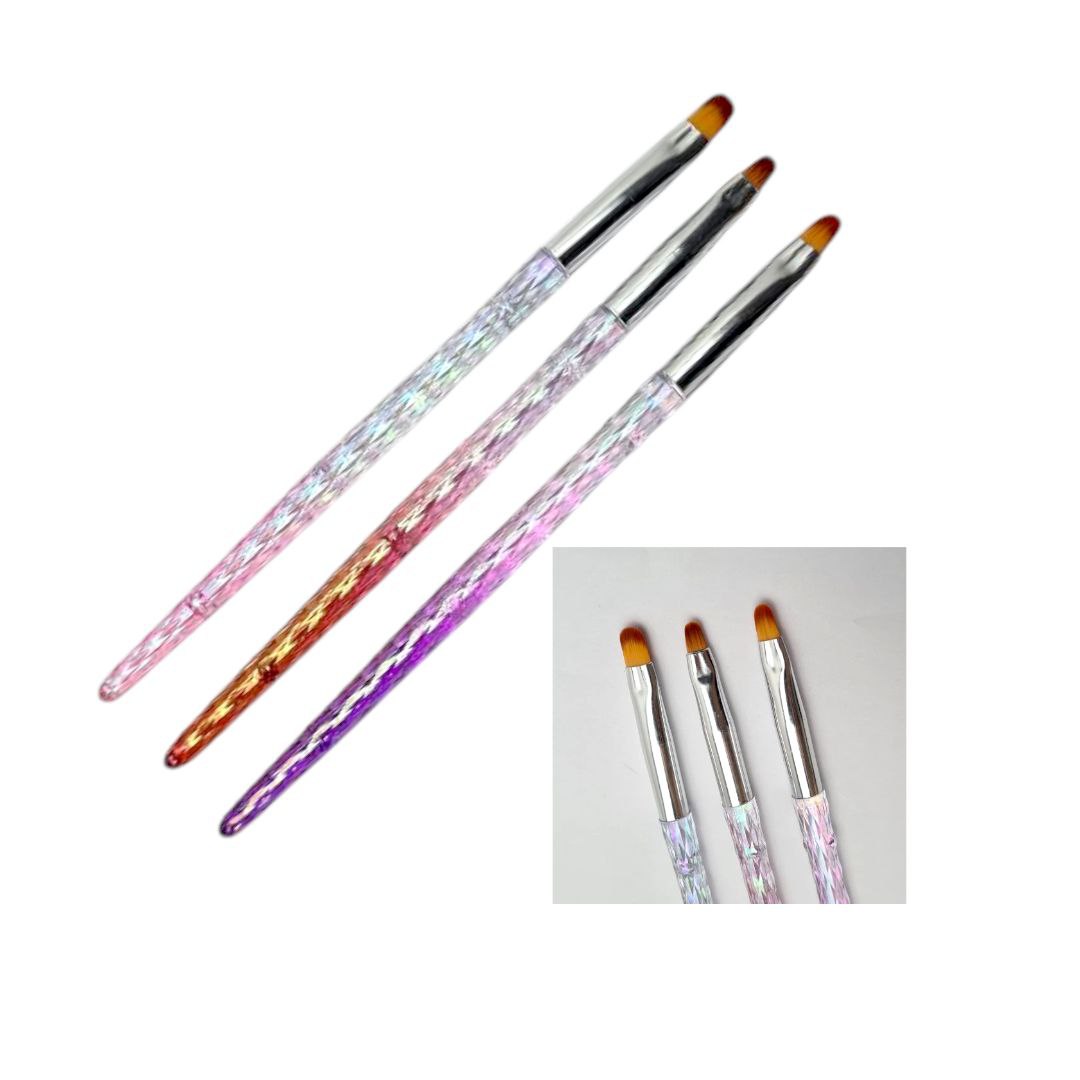 Pinceau Onglerie 3pcs