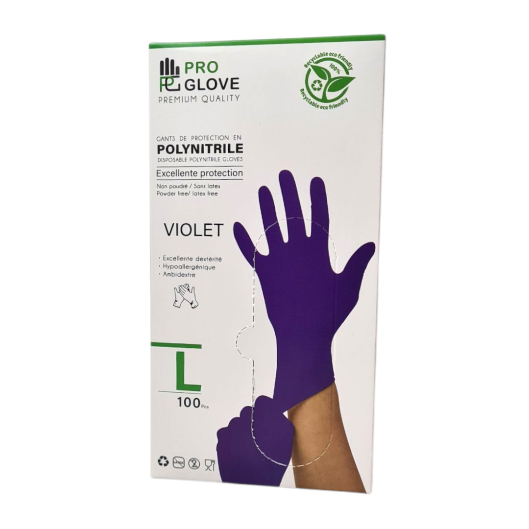 Gants proglove violet L