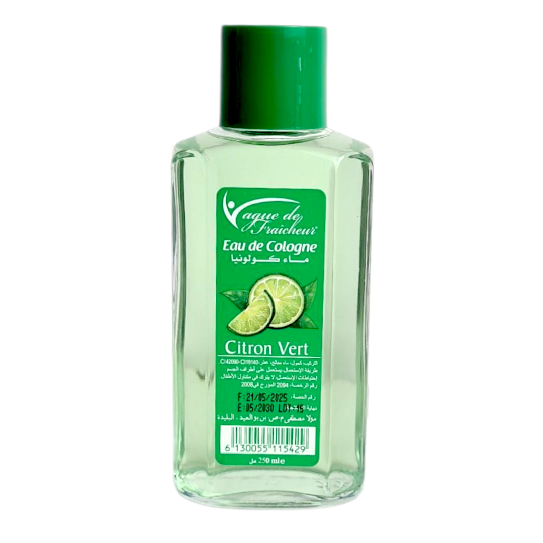 Eau de cologne citron  vert VDF