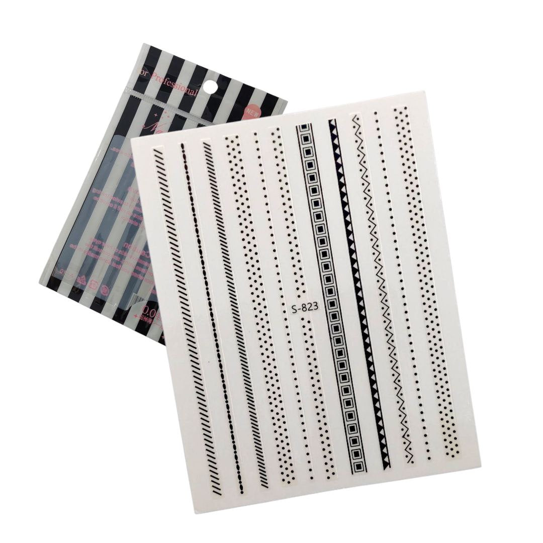 Sticker Nail Decals A-10