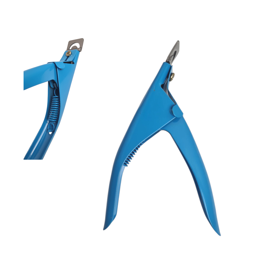 Guillotine edge cutter blue