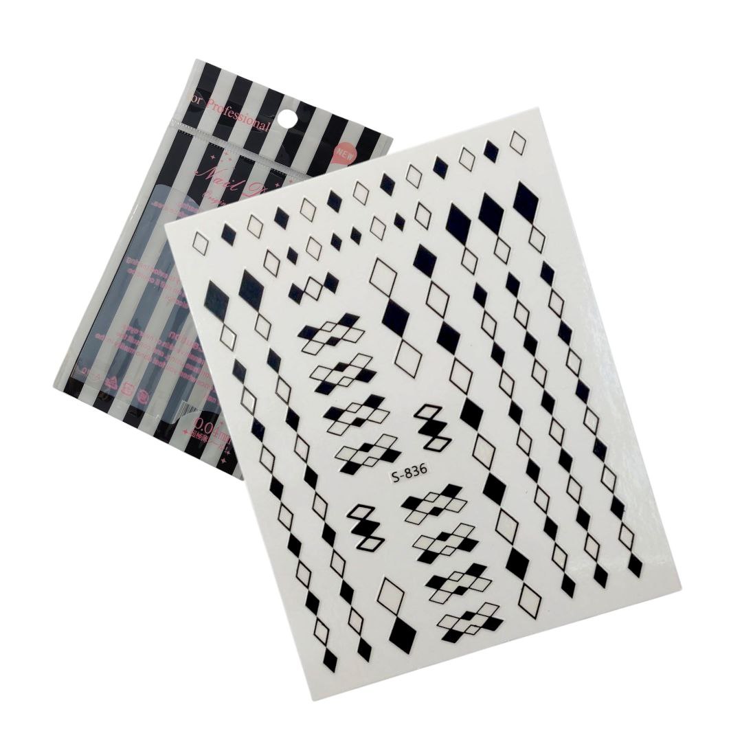 Sticker Nail Decals A-10