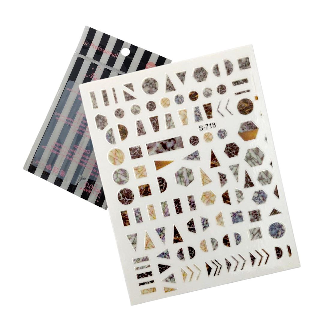 Sticker Nail Decals A-10