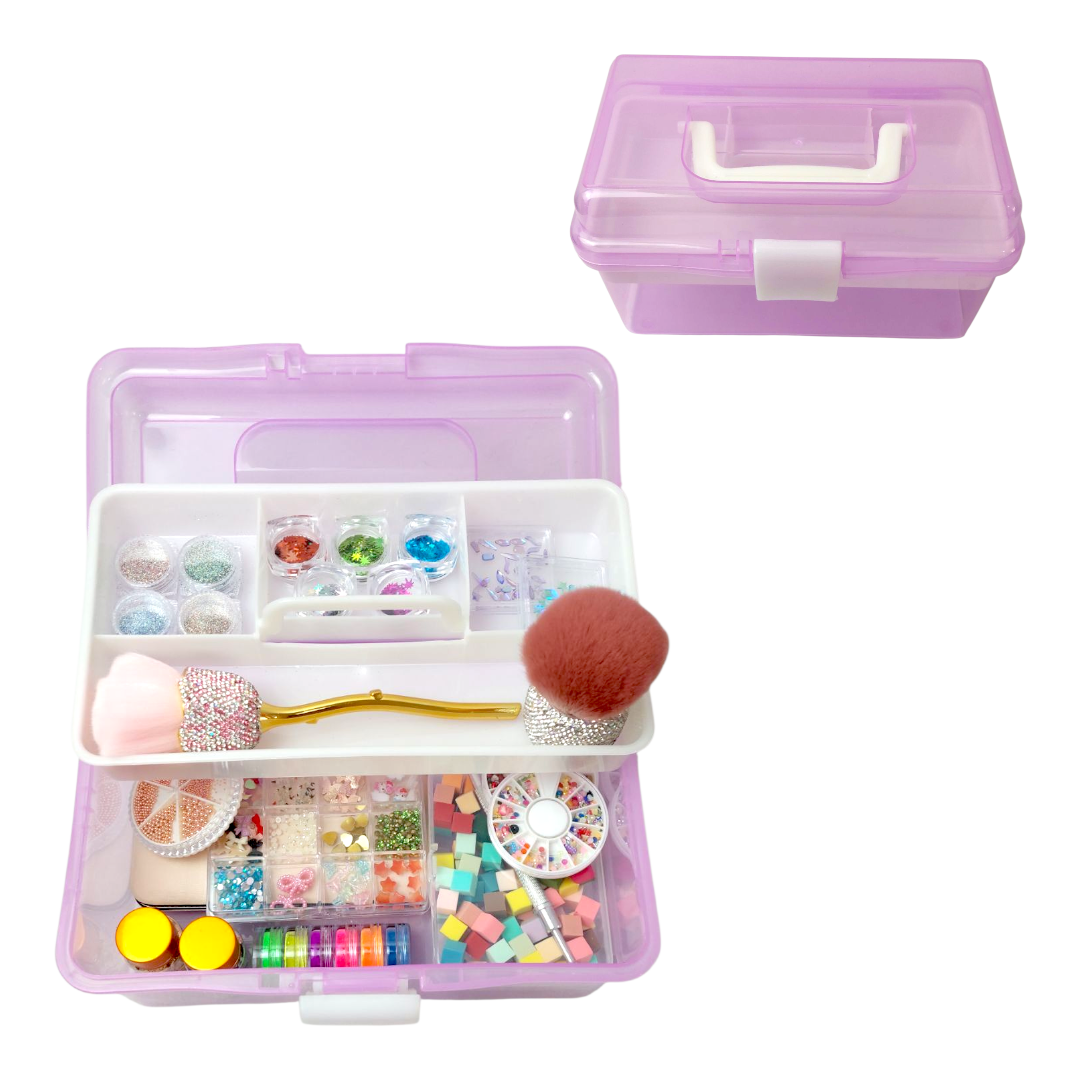 Boite a accessoir violet