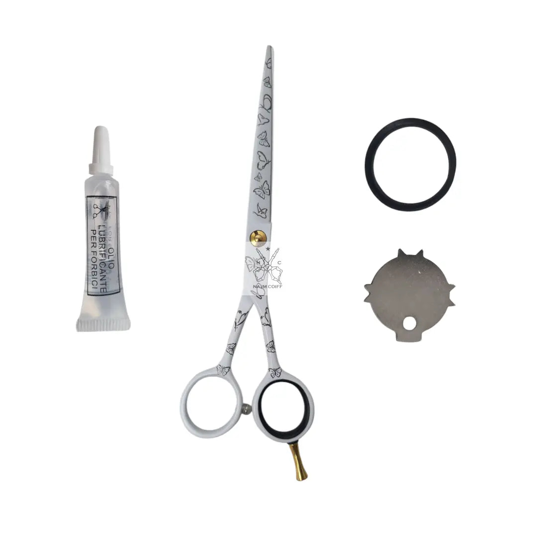 Ciseau fumasi imprimé blanc BLIDI