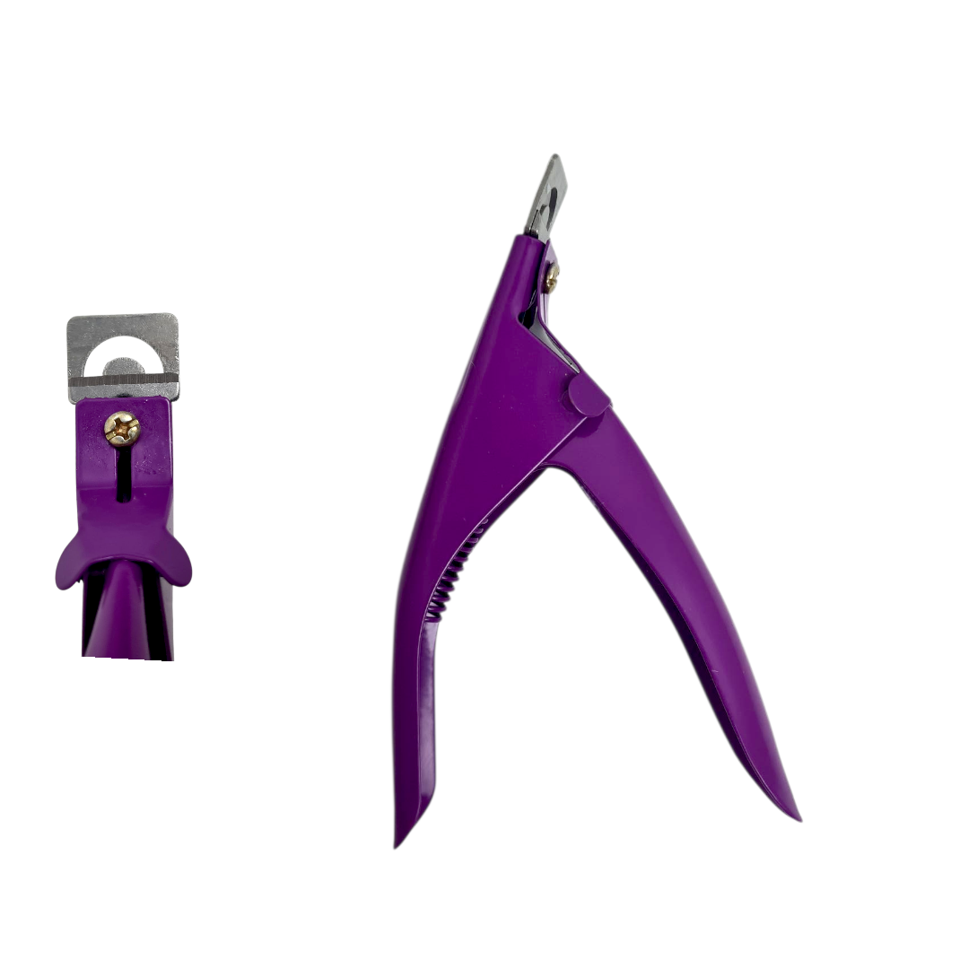 Guillotine edge cutter violet