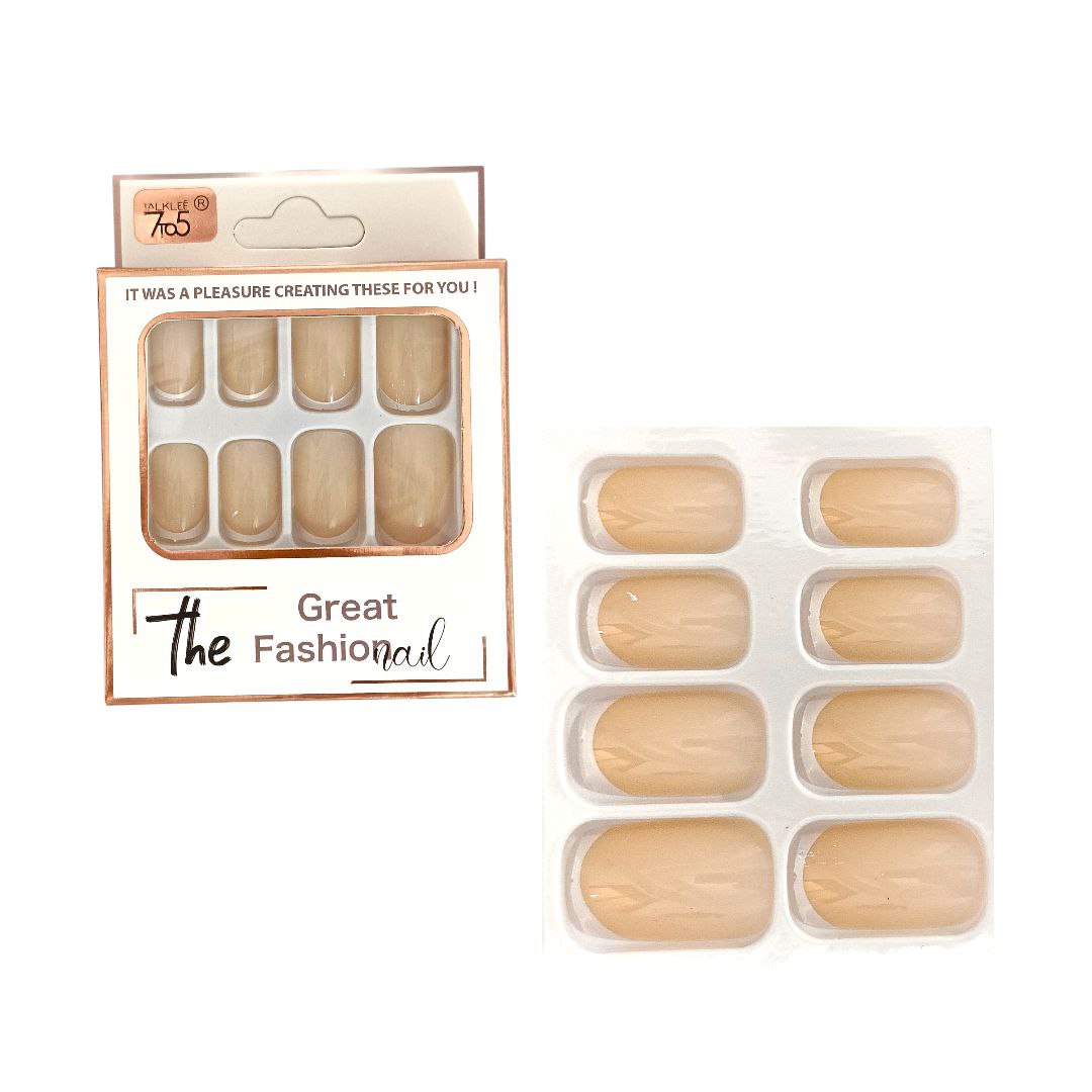 Press on nail great fashion beige