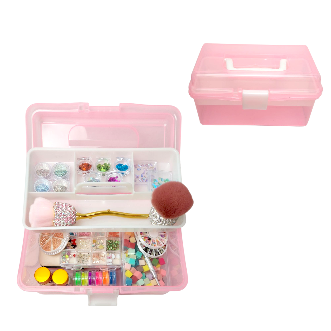 Boite a accessoir rose