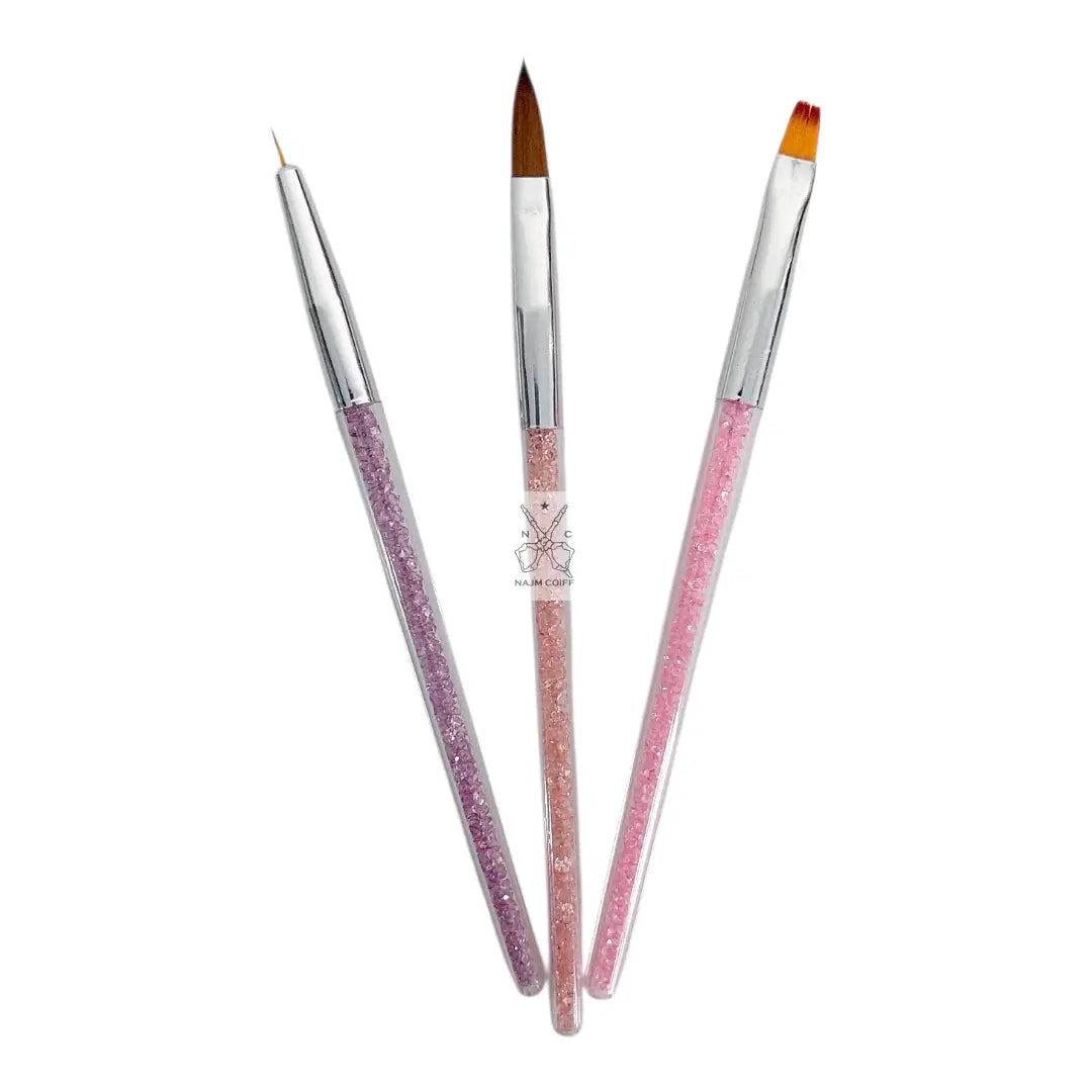 Pinceaux 3pcs najmcoiff