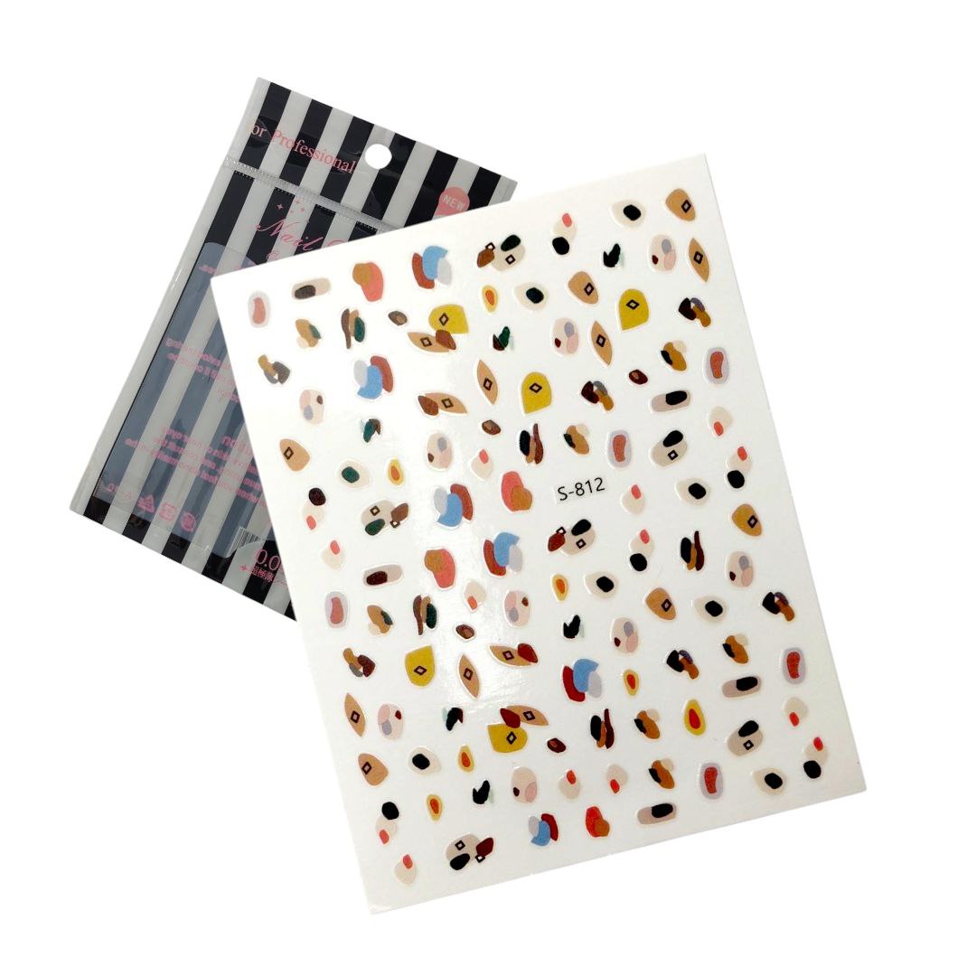 Sticker Nail Decals A-10