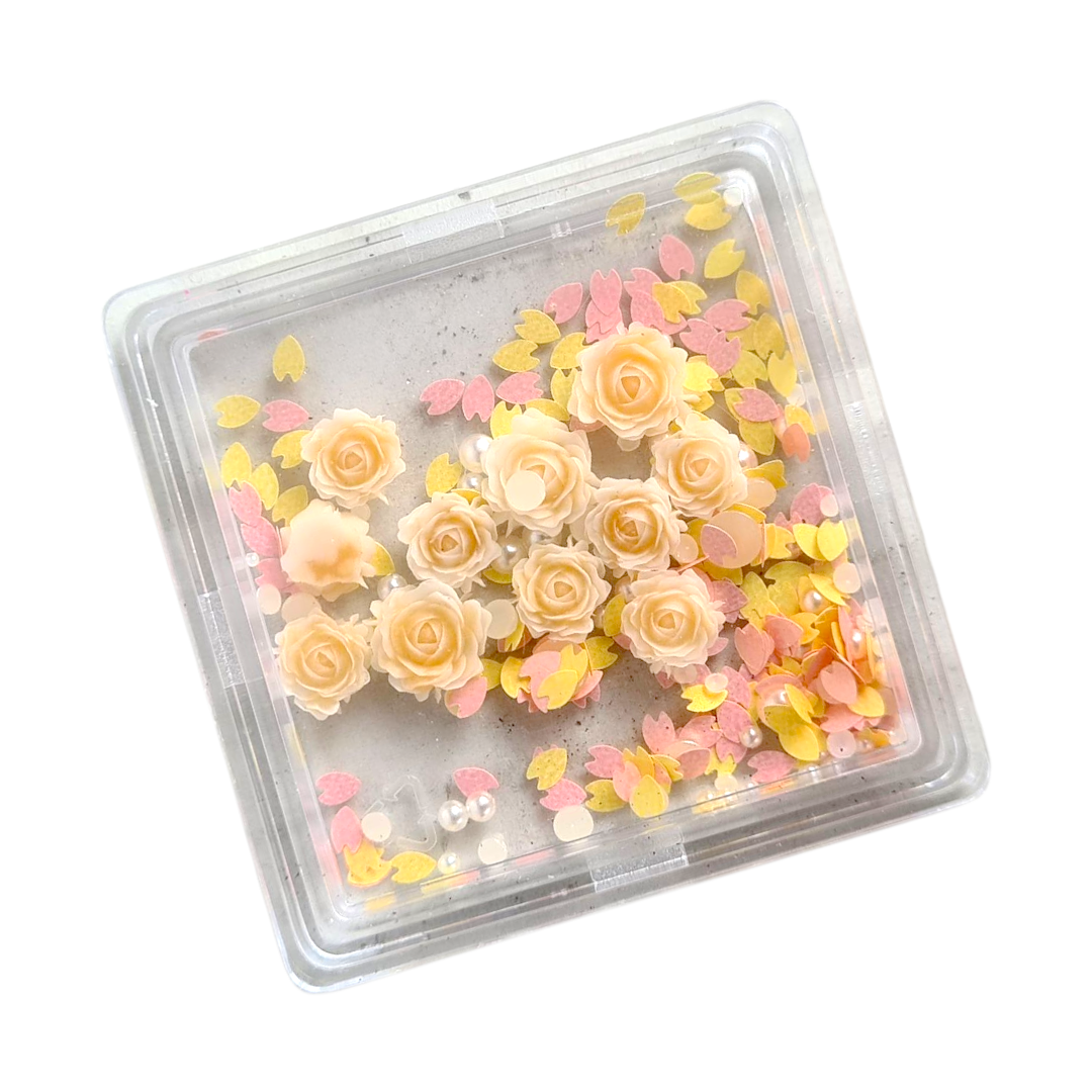 Décoration fleurs jaune