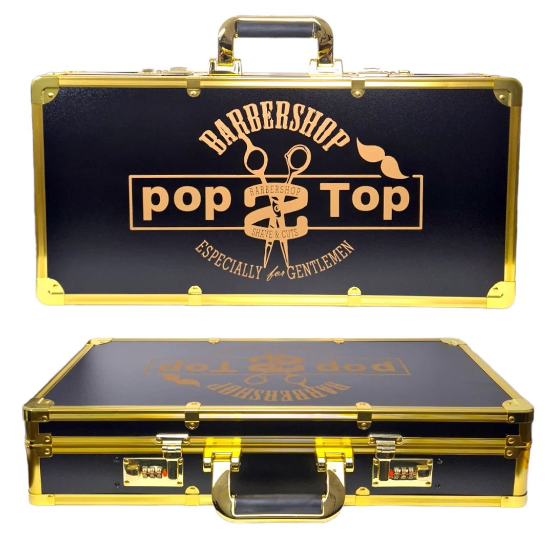 Valise diplomatique gold pop top